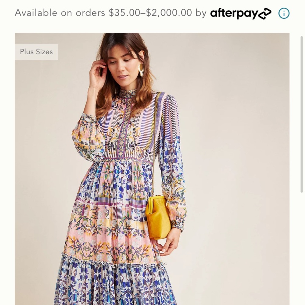 Anthropologie Anastasia maxi dress NWT size 10